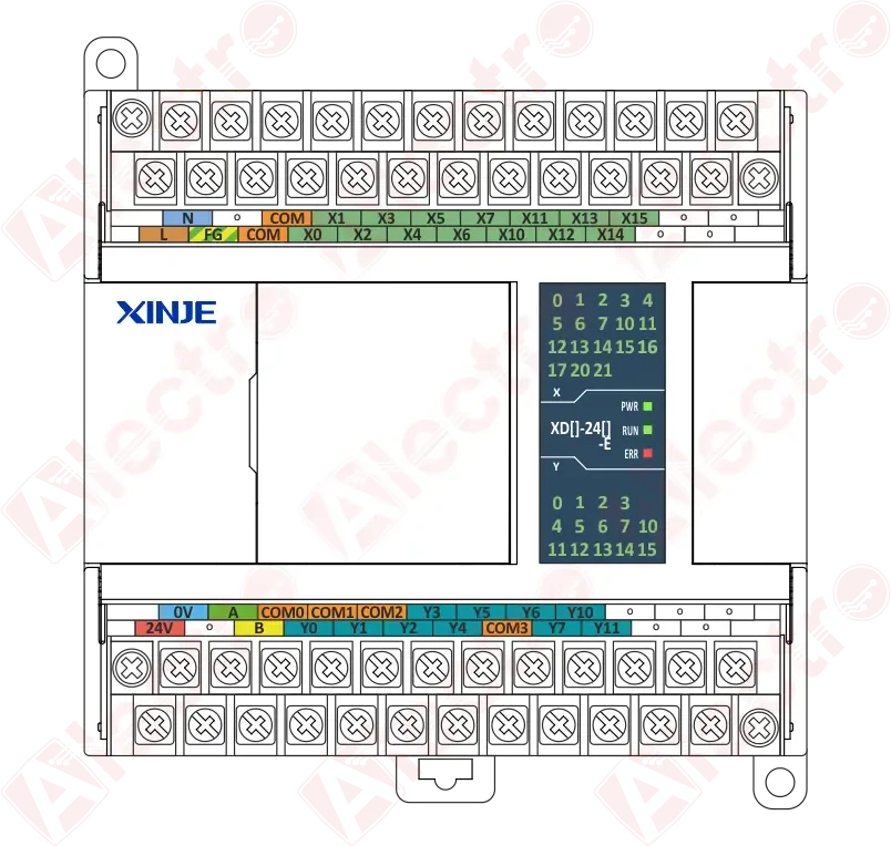 XD3-24RT-E (220VAC, 14DI npn, 10DO реле+транзистор) - фото 4 - id-p667264050