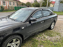 Дефлектори вікон (вітровики) Hyundai Elantra/Avante 2007R->2011 4шт (HIC)