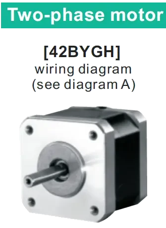 42BYGH038 двофазний кроковий двигун