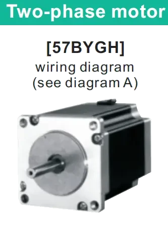 57BYGH056 двофазний кроковий двигун