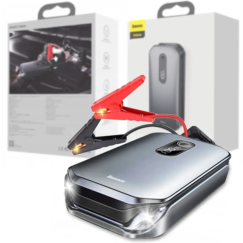 Павербанк Power Bank Пусковий пристрій Бустер BASEUS Super Energy Pro Car Jump Starter 12000 mAh