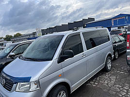 Дефлектори вікон (вітровики) клейкі/накладні VW T5 2D 2 шт (ANV-AIR)