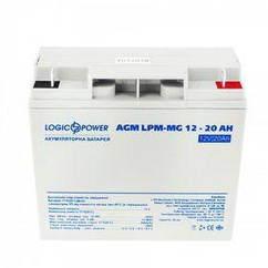 Акумуляторна батарея LogicPower 12 V 20 AH (LPM-MG 12 — 20 AH) AGM мультигель
