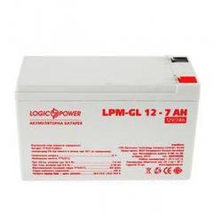 Акумуляторна батарея LogicPower 12 V 7 AH (LPM-GL 12 — 7 AH) GEL