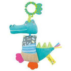 Baby K’s Kids Погремушка мягкая с прорезывателем Кроко