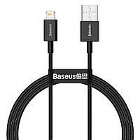 Кабель зарядный Baseus Superior Series Fast Charging Data Cable USB to Lightning 2.4A 1 м Black (CALYS-A01)