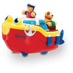 Baby WOW TOYS Tommy Tug Boat bath toy Буксирний човен (іграшки для купання)