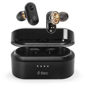 Bluetooth-гарнитура Ttec AirBeat Duo True Wireless Headsets Black (2KM127S), фото 1