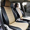 Чохли на сидіння КІА Каренс (KIA Carens) (модельні, окремий підголовник) Чорно-жовтий, фото 2
