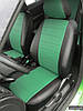 Чохли на сидіння Шкода Октавія Тур (Skoda Octavia Tour) (модельні, окремий підголовник) Чорно-зелений, фото 4