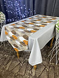 Скатертина-доріжка (раннер) на стіл тефлонова високої якості, 40 см х 170 см, фото 3