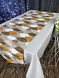 Скатертина-доріжка (раннер) на стіл тефлонова високої якості, 40 см х 170 см, фото 5