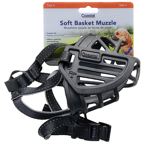 Coastal Soft Basket Muzzle КОСТАЛ СОФТ БАСКЕТ мазла намордник для собак, силікон