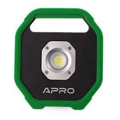 Акумуляторний світлодіодний прожектор 10 Вт (Li-ion 3.7 V 4400 mAh) APRO 900520