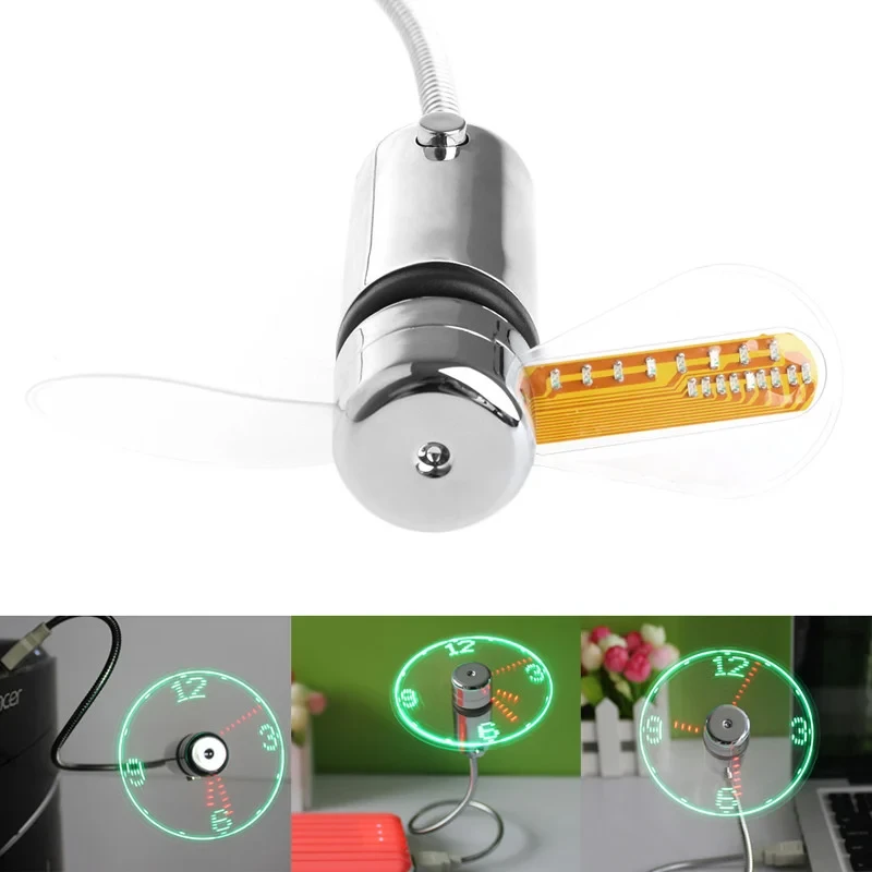 Крутий USB вентилятор — годинник Deek-Robot No606