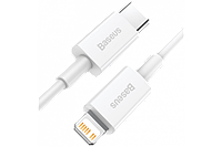 Кабель зарядный Type-C-Lightning Baseus Superior Series Fast Charging PD 20W 2m White (CATLYS-C02)