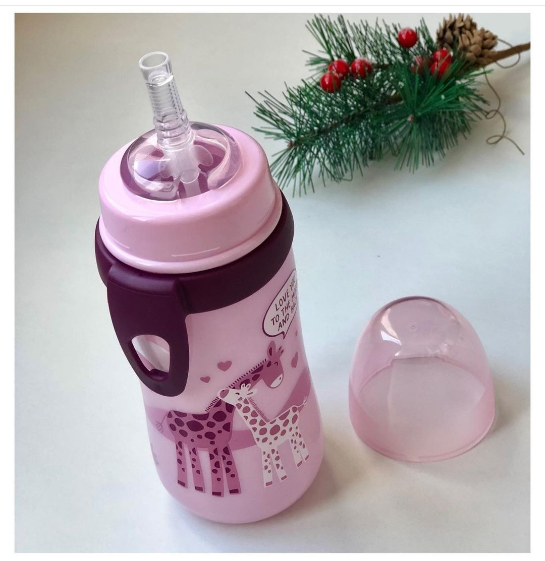 😃NIP PP "Straw Cup" з соломки 330 ml. виконаний з приємного, м'якого поліпропілену.