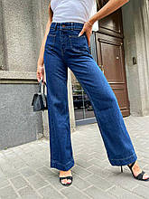Жіночі джинси палаццо коттон не тягнеться норма синій Туреччина
