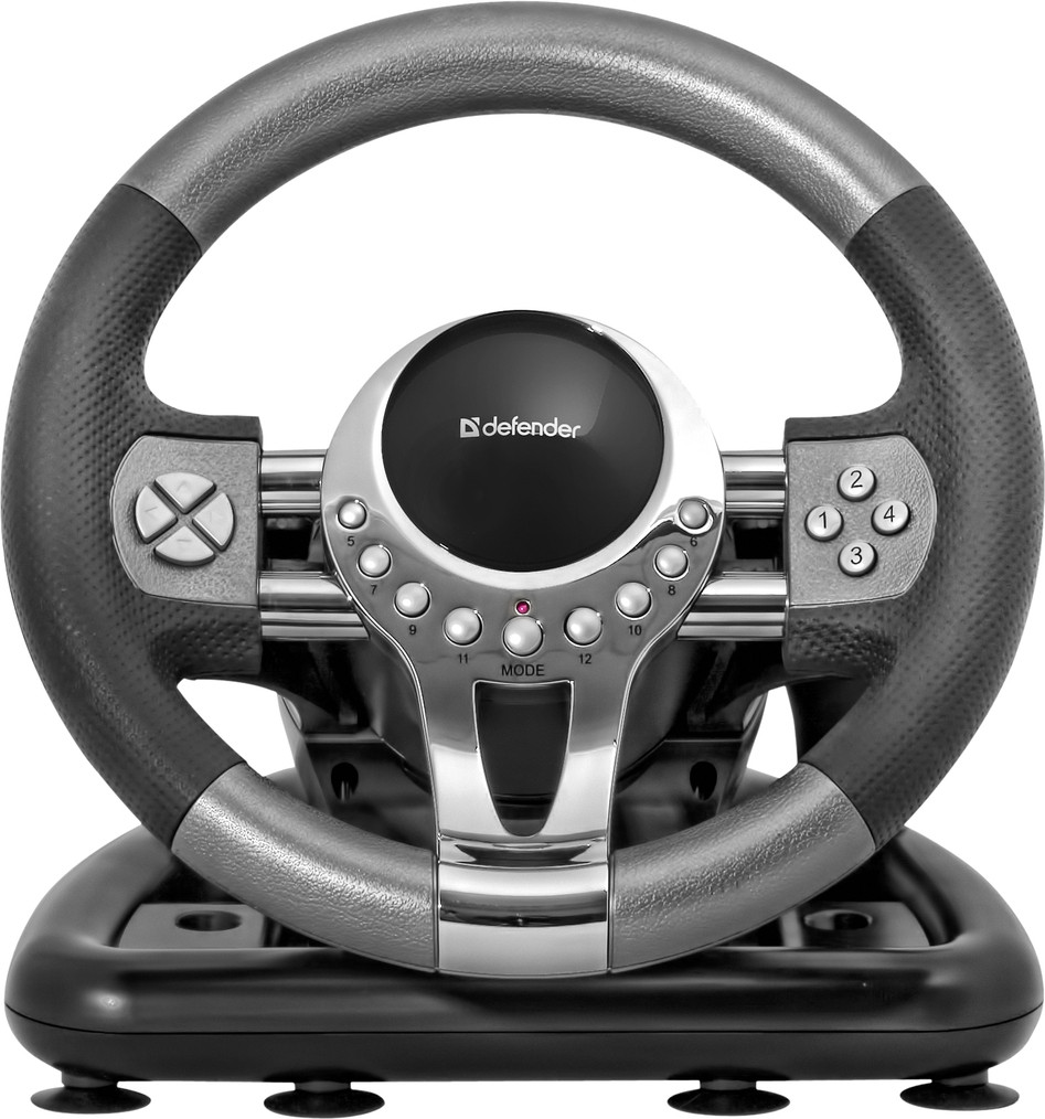 Руль для гри Defender Forsage GTR USB (12 кнопок) Маніпулятор