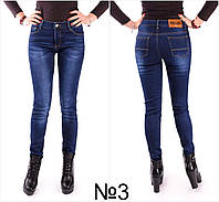 Изумительные женские джинсы на байке, ткань "Джинс" 44, 46, 48, 50, 52, 54 размер 44 46
