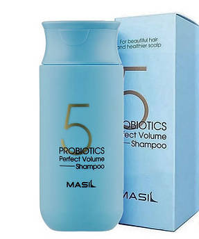 Шампунь для об'єму волосся з пробіотиками Masil 5 Probiotics Perfect Volume Shampoo 150 мл.