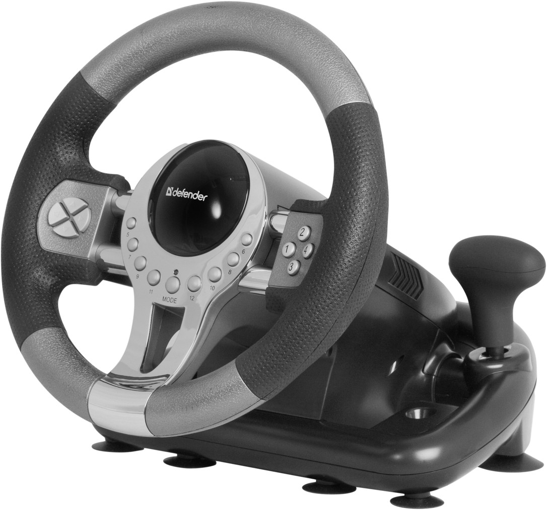 Кермо Defender Forsage GTR USB 12 кнопок Ігровий маніпулятор