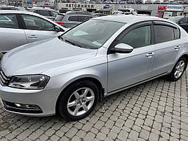 Дефлектори вікон (вітровики) VW Passat B6/В7 2005 -> 4D Sedan 4шт (HIC)