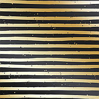 Папір з фольгуванням golden stripes black