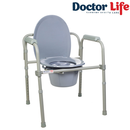 Стул туалетный складной стальной Dr.Life 12627