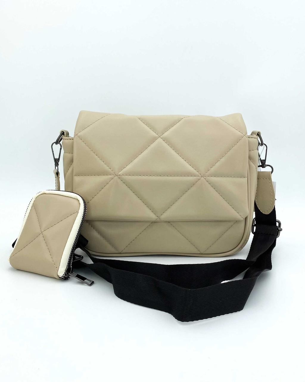 Сумка жіноча «Роуз» бежева (код: 64409)