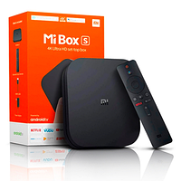 Смарт ТВ-приставка Xiaomi 4K Mi Box S Global Международная версия (MDZ-22-AB), медиаплеер сяоми/ксиоми