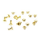 Хольнітени односторонні для взуття Закльопки Золото 4*3мм 10шт ZHL019, фото 3