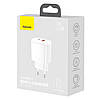 Мережевий зарядний пристрій Baseus Compact Quick Charger 20 W White (CCXJ-B02), фото 5