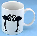 Чашка з термомалюнком Фламінго (FG43), фото 2