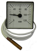 Термометр квадратный ARTHERMO QP-03 с капиляром 1500мм (52мм, 0-120°С)