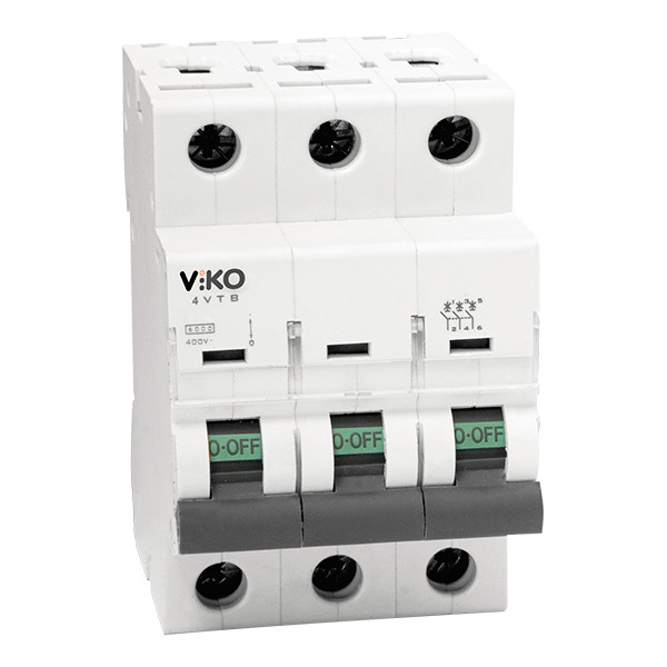 Автоматичний вимик. VIKO 3P 25A 4.5кА 230/400В тип С(4)