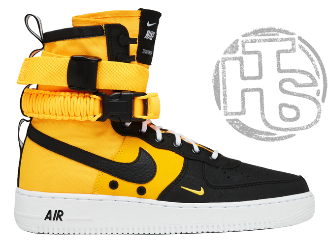 Nike air force 1 high white orange sale