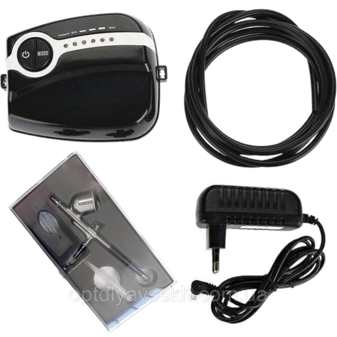 Аерограф з міні-компресором 60000, 12 Вт., фото 1