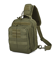 Сумка тактическая однолямочная MOLLE ADVANCED TACTICAL BAG олива