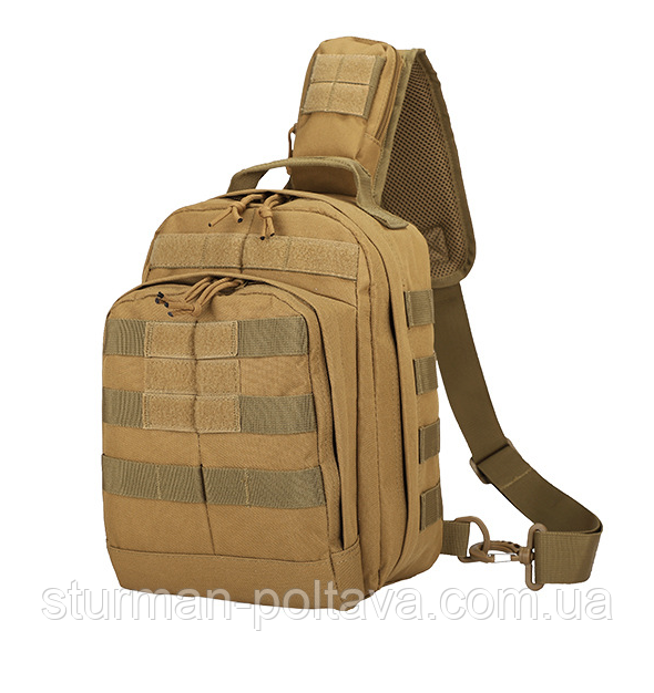 Сумка тактична однолямна MOLLE ADVANCED TACTICAL BAG койот