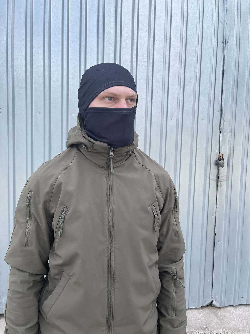 Шапка маска, Балаклава літня чорна