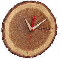 Годинник настінний з дуба TFA Tree-o-clock 60304608