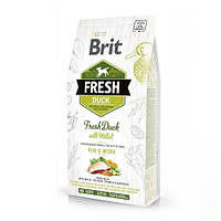 Сухой корм для взрослых активных собак Brit Fresh Duck/Millet Active Run & Work с уткой 2,5 кг