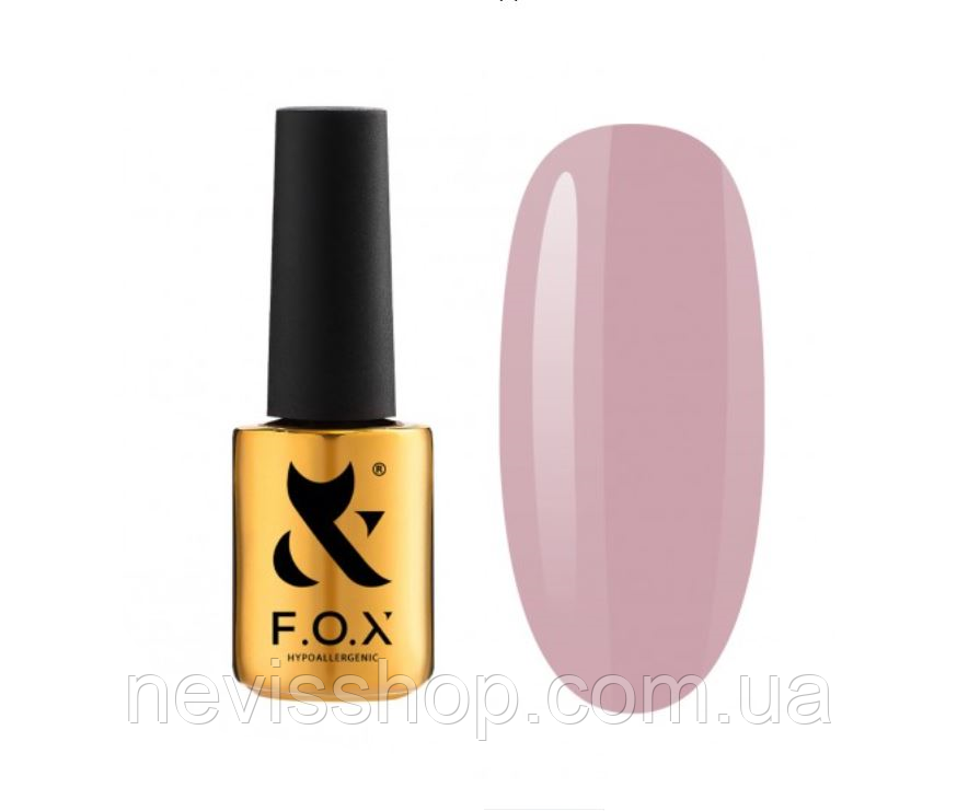 Гель-лак F.O.X Spectrum Gel Vinyl 085 Elena ніжний рожевий, 7 мл