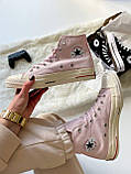 Кеди жіночі Converse Chuck 70 Classic High Top Light Pink конверс високі рожеві, фото 10