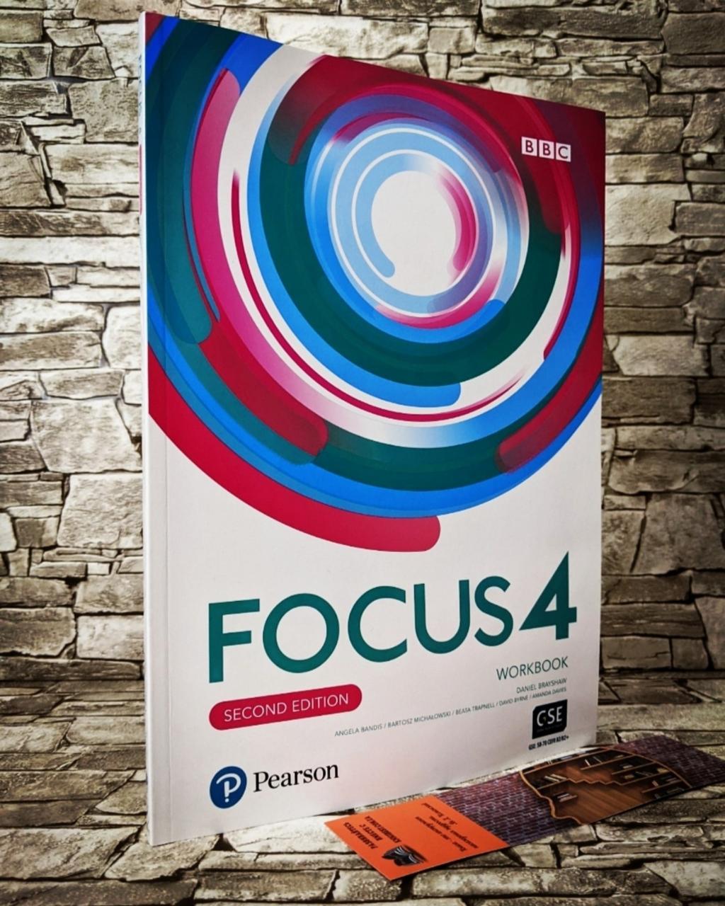 Книга "Focus Second Edition 4 Workbook" Pearson Робочий зошит Англійська для підлітків