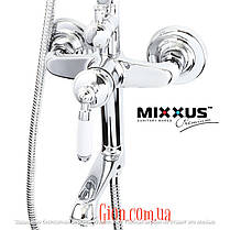 Ретро дизайн душова колона із змішувачем Mixxus Vintage 009-J, фото 4