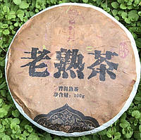 Шу Пуер Лао Шу Ча фабрика Шу Дай Цзи Ботанік 2017 100 г