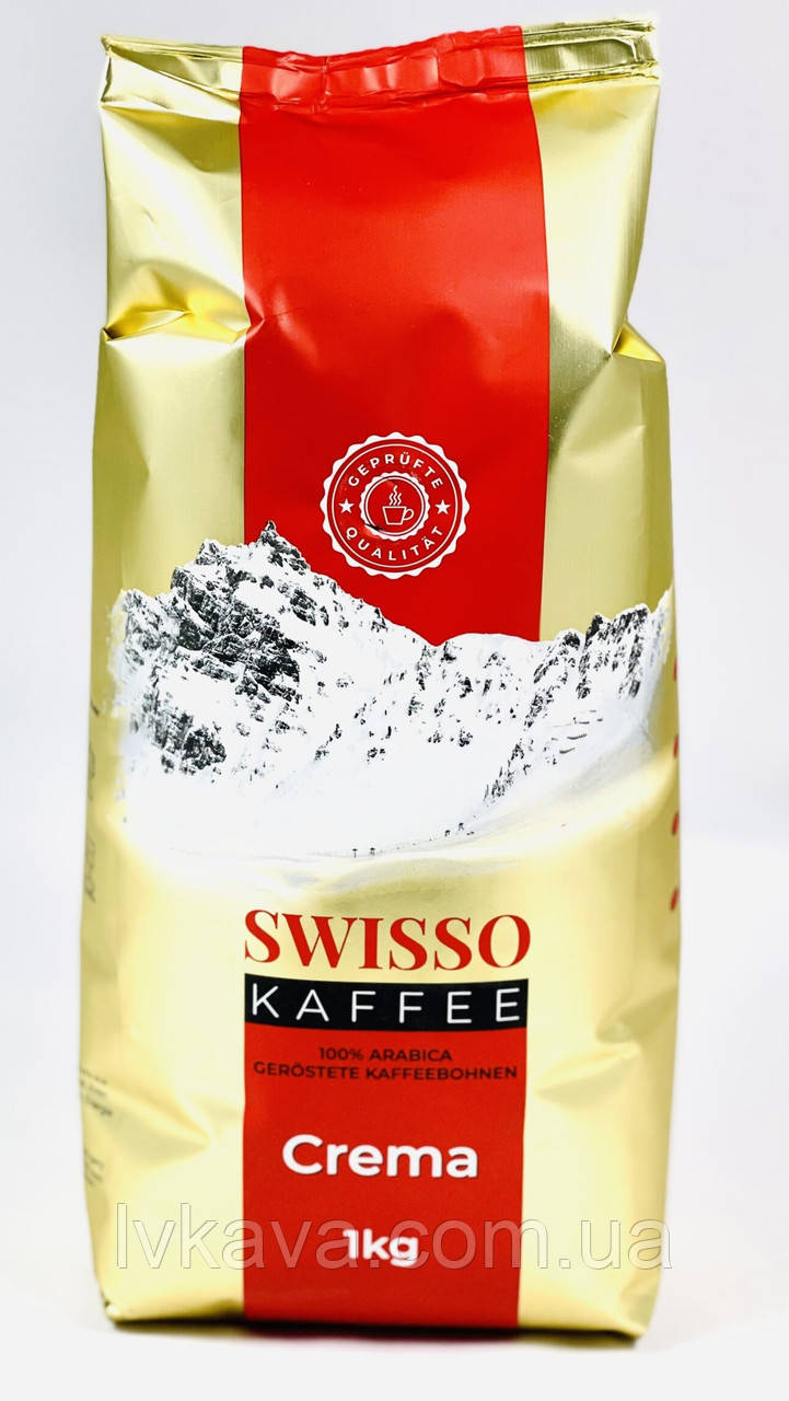 Кава в зернах Swisso Kaffee Crema  ,  1 кг