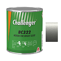 Базовое покрытие Challenger Basecoat BC322 Medium Fine Bright Silver (1л)